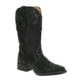 thumbnail image 2 of Roper Womens Starlit Rhinestone Square Toe Cowboy  Mid Calf Boots, 2 of 5