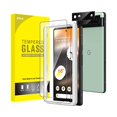 thumbnail image 1 of xixishop Screen Protector for Google Pixel 6a 6.1-Inch with Camera Lens Protector, Easy Installation Tool, Fingerprint Compatible, Tempered Glass Film, HD Clear, 2-Pack Each, 1 of 1