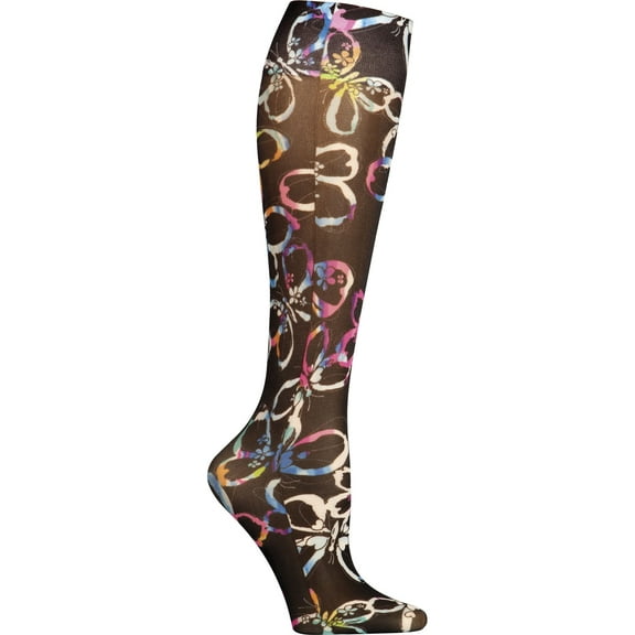 Cherokee Fashionsupport Knee High 12 mmHg Compression Sock, We Love Caregivers, PLUS