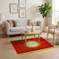 thumbnail image 3 of ODIKA Gamer Gamepad Design With Colorful Burst And Fiery Accents Non-Slip Chair-Friendly for Home Office, Gaming Room, Under Desk, 3 of 7
