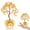 Yellow, variant on Crystal Tree of Life Healing Crystal TreesBirthday Gifts for Women for Home Decor, Office Desk Decor, Living Room Decor, Handmade Bonsai Trees for Positive Energy, Money, Good Luck