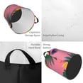 thumbnail image 2 of Fuzoiu Summer Fruits And Sunglasses Print Circular Hamper,Laundry Basket with Handle,Collapsible Laundry,Dirty Clothes Storage Basket,for Bedroom Bathroom Dorm Living Room-Medium, 2 of 6