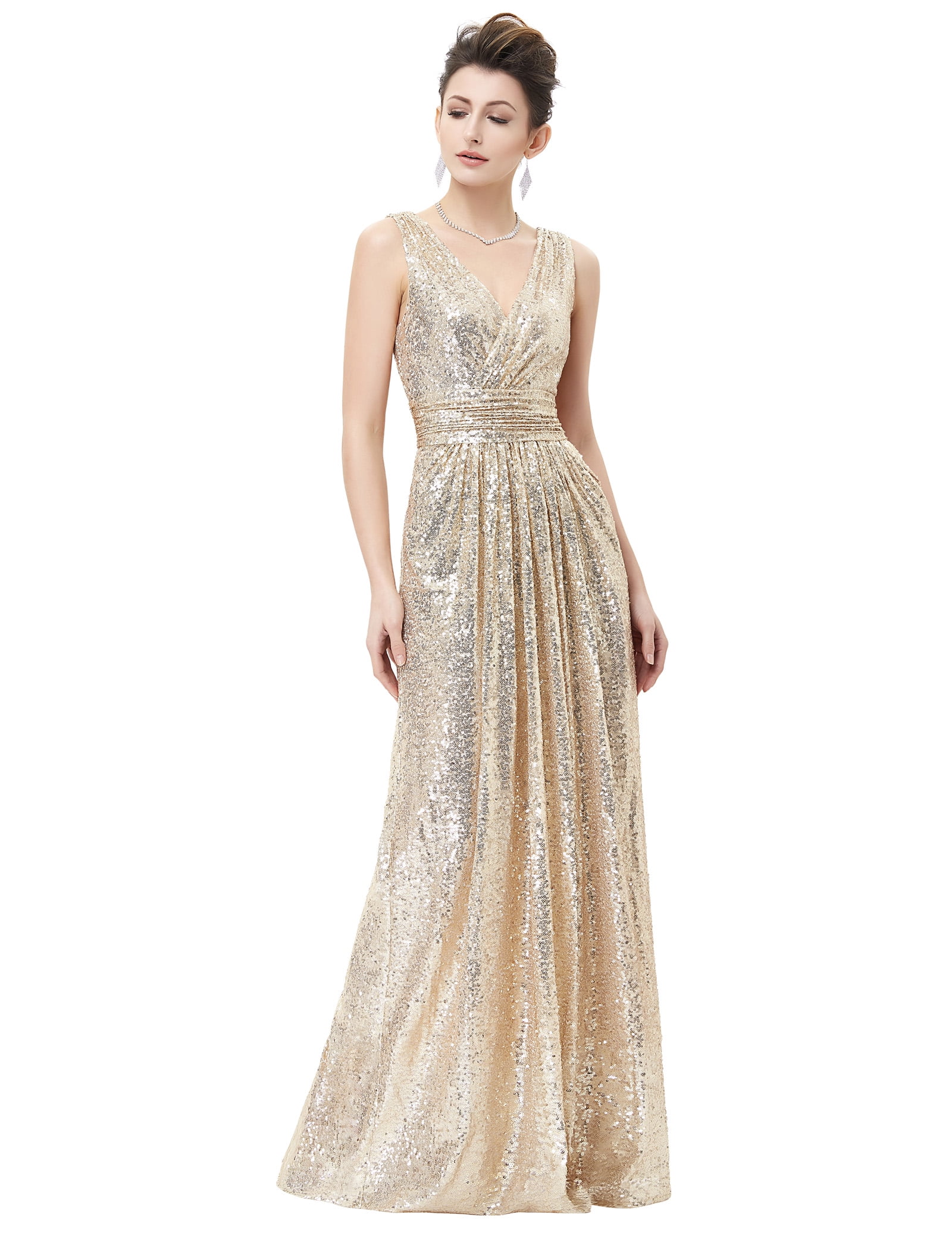 kate kasin rose gold dress