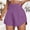 Purple, variant on Tittly Yoga Pants Wide Leg Pants Woman Womens Solid Casual Running Shorts Workout Elastic Waist Athletic Yoga Pants Sports Pants Womens Shorts High Waisted Shorts Khaki XL
