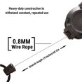 thumbnail image 4 of Llavero táctico antirrobo para exteriores, cuerda de alambre retráctil automática, llavero telescópico, Herramienta de gancho retráctil, 1 ud., 4 of 5