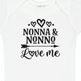 thumbnail image 4 of Inktastic Nonna and Nonno Love Me Boys or Girls Baby Bodysuit, 4 of 5