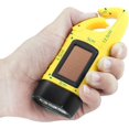 thumbnail image 2 of Yellowish Black，2 Pack Solar Power Hand Crank Rechargeable LED Flashlight Emergency Survival Torch Quick Release Carabiner Dynamo Flashlight, 2 of 7