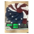 thumbnail image 4 of 4th of July American Flag Patriotic Wreath Front Door Party Decoration Red White Blue Independence Day 1776-2026 Memorial Day USA Gifts, 4 of 4