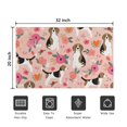 thumbnail image 5 of Pink Beagle and Flower Door Rugs,Washable Non Slip Door Mats Indoor,Decorative Door Mats,Entry Mat Indoor for Entrance,Bedroom,Kitchen,Bathroom,20"x32", 5 of 6