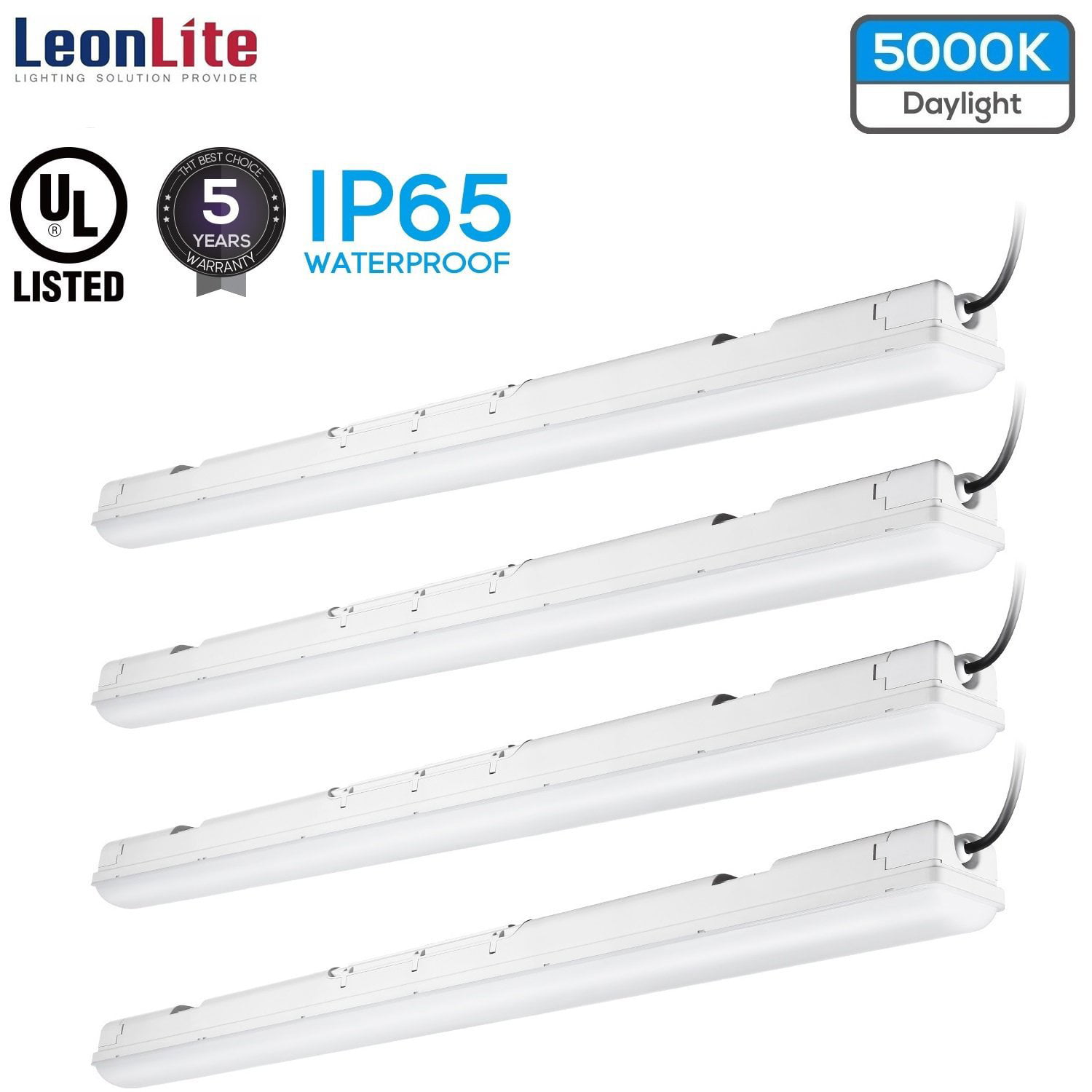 IP65 Fluorescent 40W LED Ultra Slim 5000k Waterproof Light 