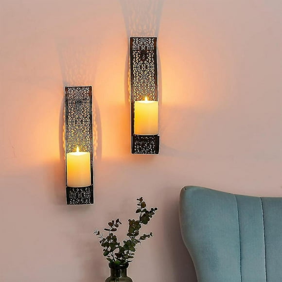Wall Sconce Candle Holder Wall-mount Pillar Candles Holders For Room Decoration Candle Stand