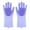 Purple, variant on Silicone Dishwashing Gloves Reusable Cleaning Gloves Kitchen Cleaning Supplies Home Decor