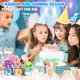 thumbnail image 3 of Pulseras Little World de silicona para fiestas infantiles, 8 unidades, de Slap Bracelets, 3 of 3