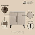 thumbnail image 4 of Manhattan Comfort Jodie Accent Cabinet made from Engineered Wood in Light Oak, 4 of 11
