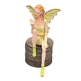 thumbnail image 4 of Figura de hada en miniatura, escultura decorativa, estatua, accesorio de jardín de hadas para Amarillo, 4 of 8