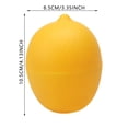 thumbnail image 3 of Lemon Preservation Bowl Basdi Lemon Preservation Bowl - Airtight Plastic Container with Sealed Lid | Keeps Fresh, Compact, Ideal for Refrigerator Storage and Kitchen Organization, Airtight Container, 3 of 8