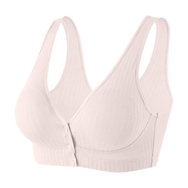 Sujetador ajustable sin costuras para mujer: sin aros, cómodo para el uso diario, tejido suave y cremoso, tallas M-XXXXL