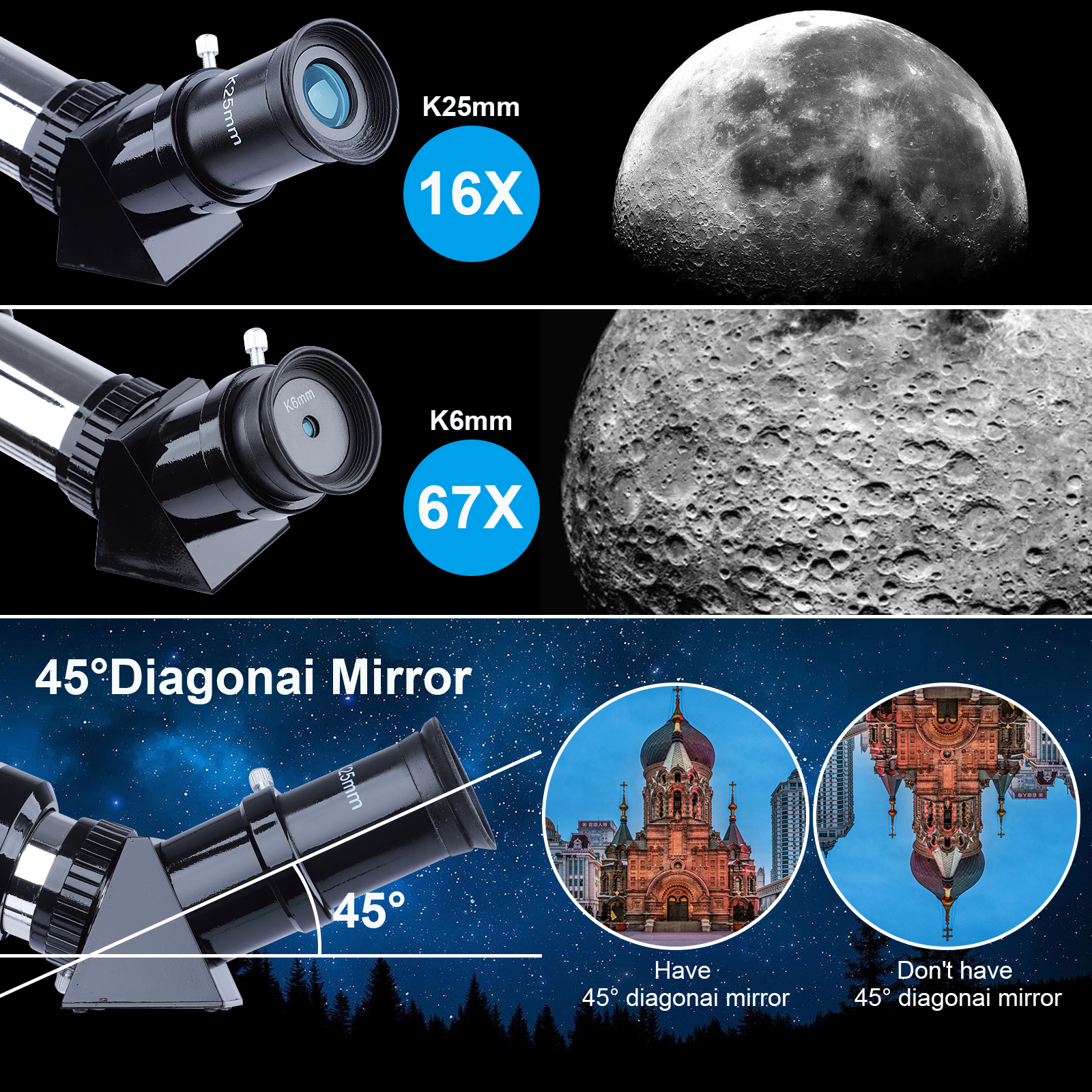 BEBANG 70mm Refractor Telescope for Beginners photo 8