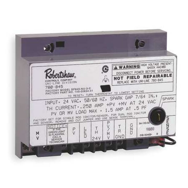Ignition Module,Intermittent Pilot,24 V ROBERTSHAW 780845