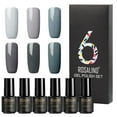 thumbnail image 1 of Kit de Esmalte en Gel ROSALIND para Uñas Naturales y Artificiales, 6 Colores Vibrantes, Secado Rápido con Lámpara UV, Ideal para Uso Profesional o en Casa, Incluye Base y Top Coat, 7ml por Botella., 1 of 6