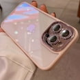 thumbnail image 1 of Luxury Glitter Diamond Transparent Case For iPhone 15 14 13 12 11 Pro Max Ultra Plus Protection Shockproof Bumper Cases Cover pink for iPhone 14 ProMax, 1 of 6
