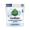 Seventh Generation Free and Clear Fresh Laundry Detergent Packs, 31.7 oz 45 Count