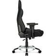 ERGONOMIC GAMING CHAIR GREY ADJ ARMS ND HEIGHT RECLINE PLEATHER
