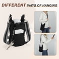 thumbnail image 6 of Unique Bargains Water Bottle Carrier Bag Water Bottle Holder with Adjustable Strap for Hiking Cycling Black, 6 of 7