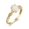 thumbnail image 6 of Gin & Grace 10KT YG Natural Ethopian opal and Diamond accent Ring, 6 of 6