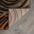 thumbnail image 3 of Contemporary 5x8 Area Rug (5'3'' x 7'3'') Abstract Brown, Beige Living Room Easy to Clean, 3 of 9
