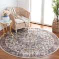 thumbnail image 2 of SAFAVIEH Astoria Darwin Oriental Area Rug, Ivory/Blue Rust, 6'7" x 6'7" Round, 2 of 8