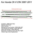 thumbnail image 3 of 4x Car Window Moulding Trim Weatherstrips Seal Fits For Honda CR-V CRV 2007-2011, 3 of 13