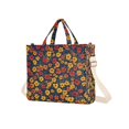thumbnail image 7 of FORMRS Womens Corduroy Tote Bag Crossbody Shoulder Handbag with Pocket, Yellow Floral, 7 of 7