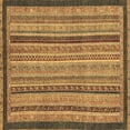 thumbnail image 1 of Ahgly Company Indoor Square Oriental Brown Modern Area Rugs, 5' Square, 1 of 4