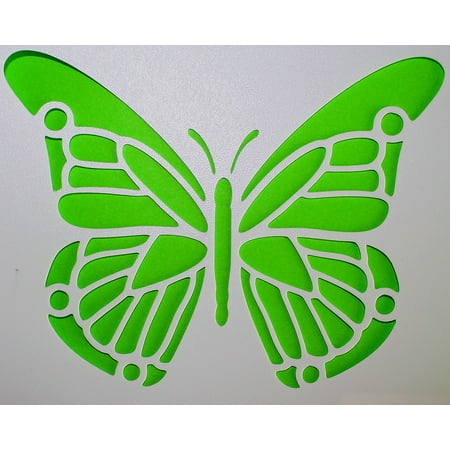 Framed Art For Your Wall Mural Butterfly Template Green 10x13 Frame