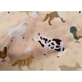 thumbnail image 5 of oneOone Cotton Cambric Light Beige Fabric Animals Diy Clothing Quilting Fabric Print Fabric By Yard 42 Inch Wide, 5 of 6