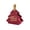 Red, variant on Ouuluon Tree Shaped Gift Box, Foldable Cardboard Treat Box for Xmas Party Favors Present
