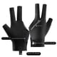 thumbnail image 3 of Guantes de billar profesionales D258 ligeros y transpirables de tres dedos, antideslizantes, para billar individual, 3 of 6