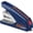 Blue, variant on Effortless Stapler for Desk, 50 Sheet Capacity, Low Force, Built-in Staple Remover, One Finger Touch Stapling Desktop Stapler, Portable & Space Save Size, Good for Home & Office ES10(Blue)