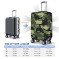 thumbnail image 4 of Fotbe Camouflage Shark Funda Protectora para Equipaje, Antirrayones y Resistente a la Suciedad, Compatible con Maletas de 18 a 32 Pulgadas-Medium, 4 of 7