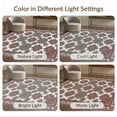 thumbnail image 7 of ODIKA 6'x9' Washable Area Rug Bedside Way Traditional Blooming Ornate Border Emblems Vintage for Family Room, Living Mater Bedroom, Non-Slip, Easy Care, 7 of 7