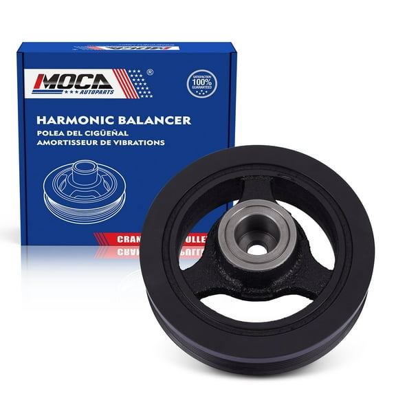 MOCA AUTOPARTS 594-428 Engine Harmonic Balancer Fit for 2005-2010 Chrysler 300 V6 3.5L & 2006-2010 Dodge Charger V6 3.5L & 2005-2008 Dodge Magnum V6 3.5L