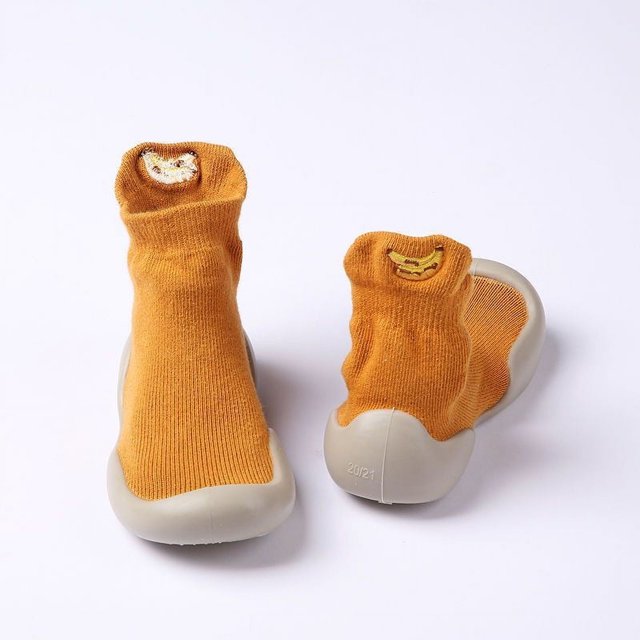 Calcetines de suelo para bebé, primavera y otoño, zapatos antideslizantes para interiores para las cuatro estaciones, calcetines antideslizantes de fondo suave a prueba de frío para recién nacidos