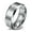 White, variant on Black Gold Plated Viking Ring 8mm Tungsten Carbide Ring for Men Wedding Band Man Ring