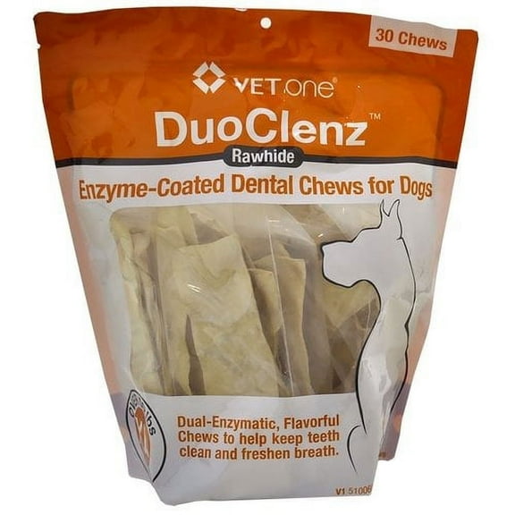 VetOne DuoClenz Enzyme Coated Dog Dental Chews XLarge Over 50 lbs.