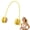 Yellow, variant on Personal Cooling Fan Wearable, Rechargeable Hands Wearable Personal Fan, Flexible Portable Neck Cooling Device for Travel Work Makeup Outdoor Use