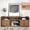 70 In Walnut, variant on Mid Century Modern TV Stand for Bedroom, Fluted Entertainment Center for TVs up to 65 Inch, Media Console with Sliding Doors for Living Room, Walnut