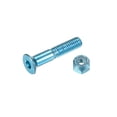 thumbnail image 4 of Uxcell 1" Skateboard Hardware Kit Screws Axle Nuts Washers Spacers, Blue Black 1 Set, 4 of 4