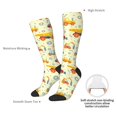 thumbnail image 5 of Picia Women Crew Soft Moisture-wicking Socks Heavy Equipment Pattern Design Cotton Socks, One Size fit All, 5 of 9