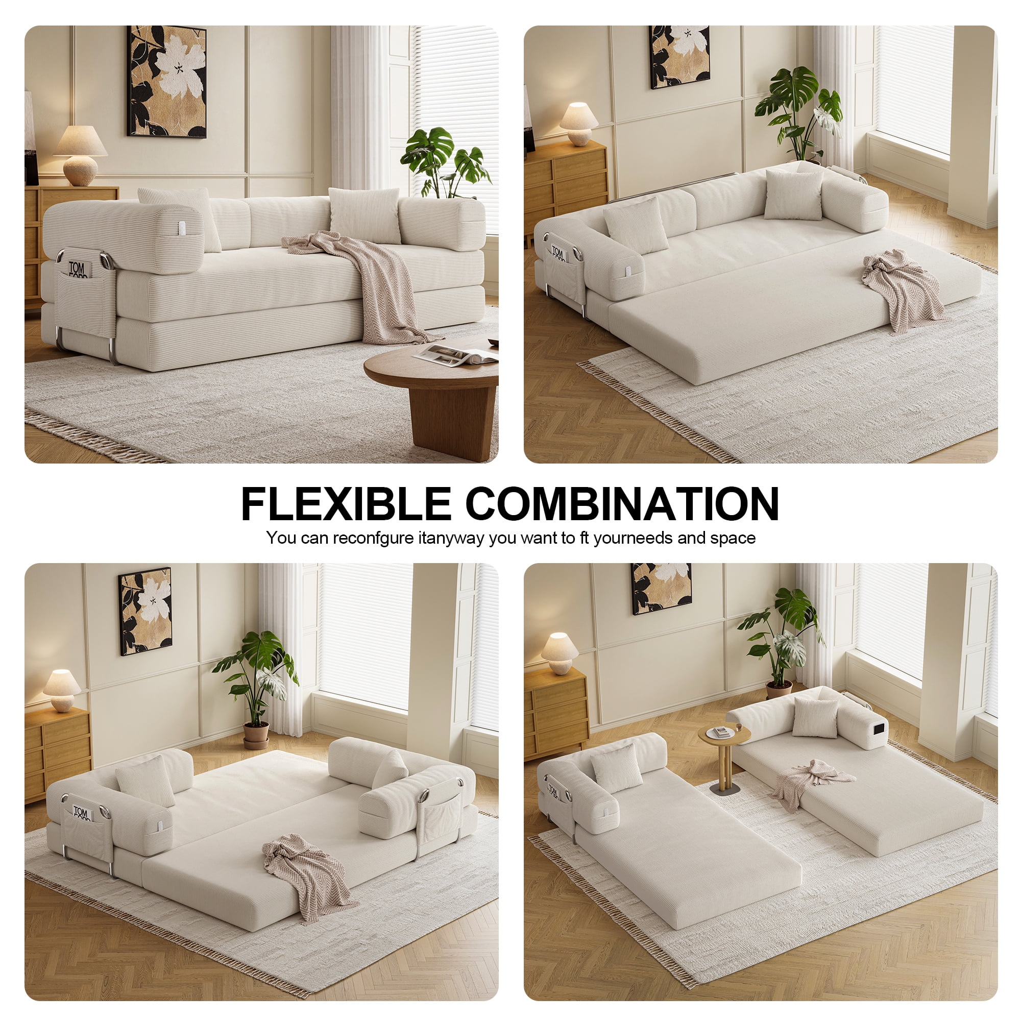 BEAR　ソファ CARZZI LIFE Convertible Teddy Bear Sofa Bed 78.7 inch - Walmart.com
